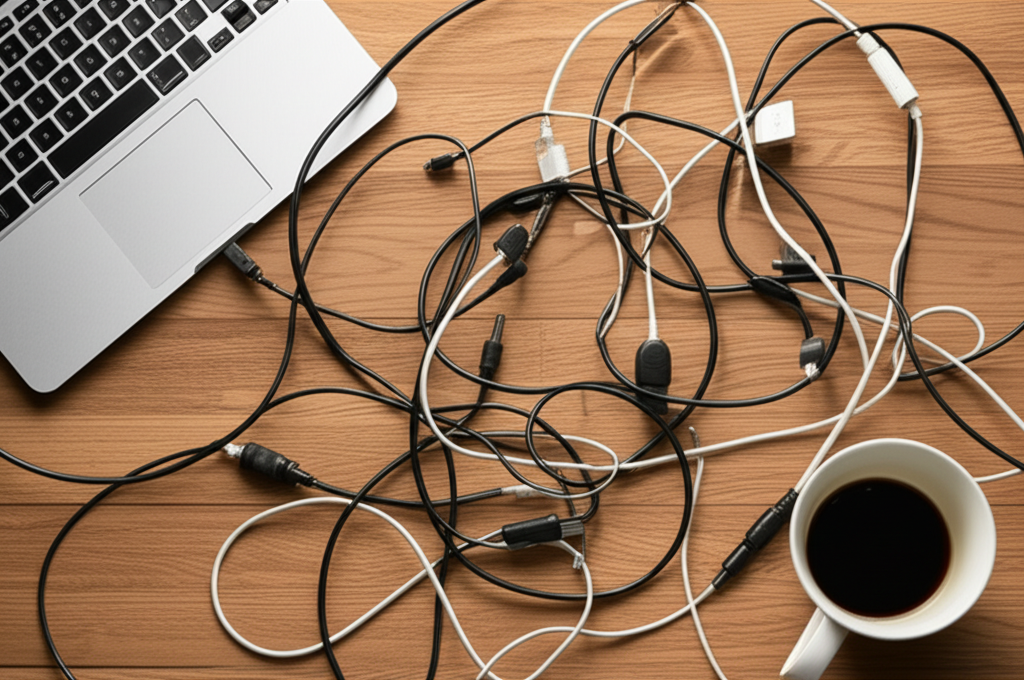 Generate a high-quality, relevant image prompt for an article about: Remote Work: The Fatal Flaw You