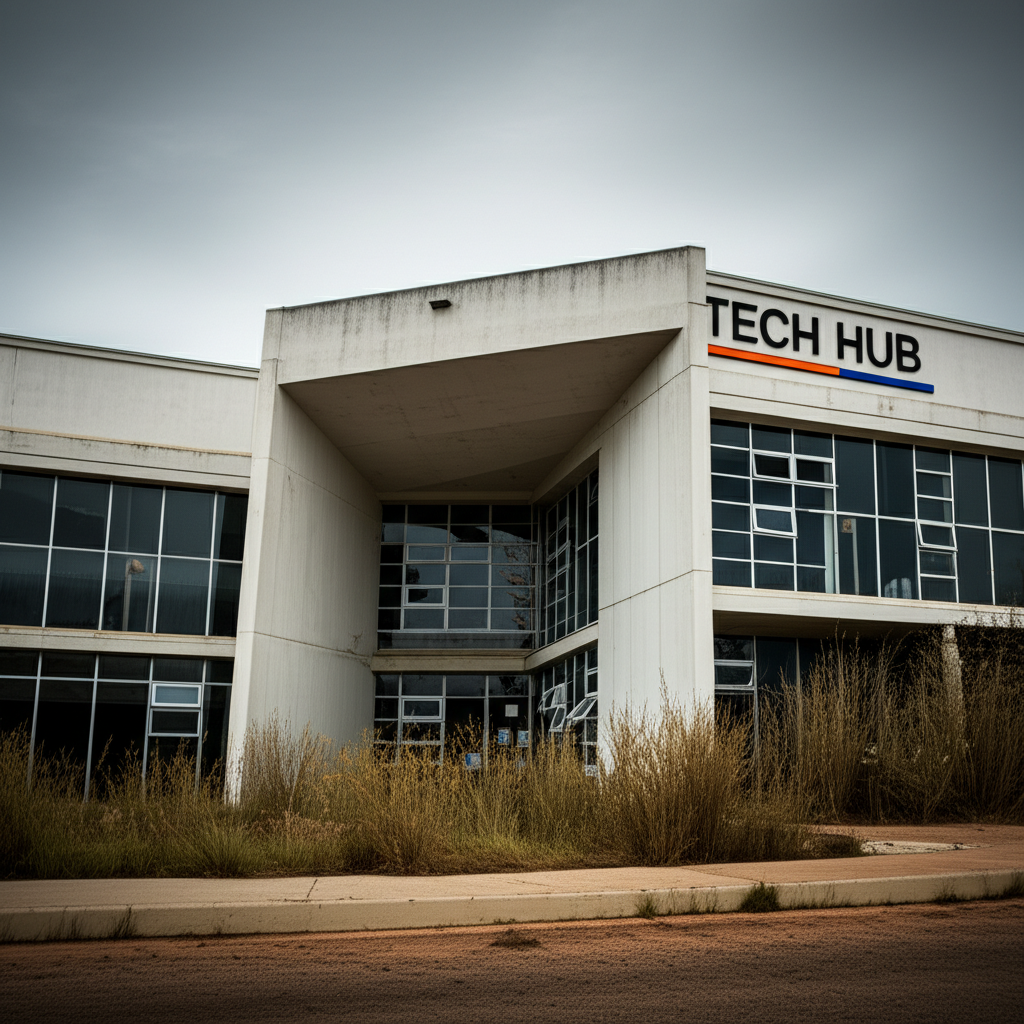 Generate a high-quality, relevant image prompt for an article about: South African Tech: The Brutal